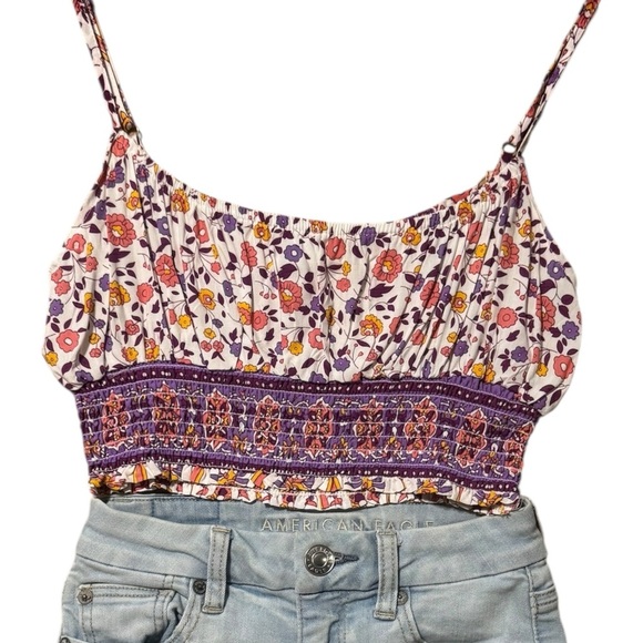 Sophie and Trey Womens 60s Style Flower Child Top Size Small - Picture 10 of 16